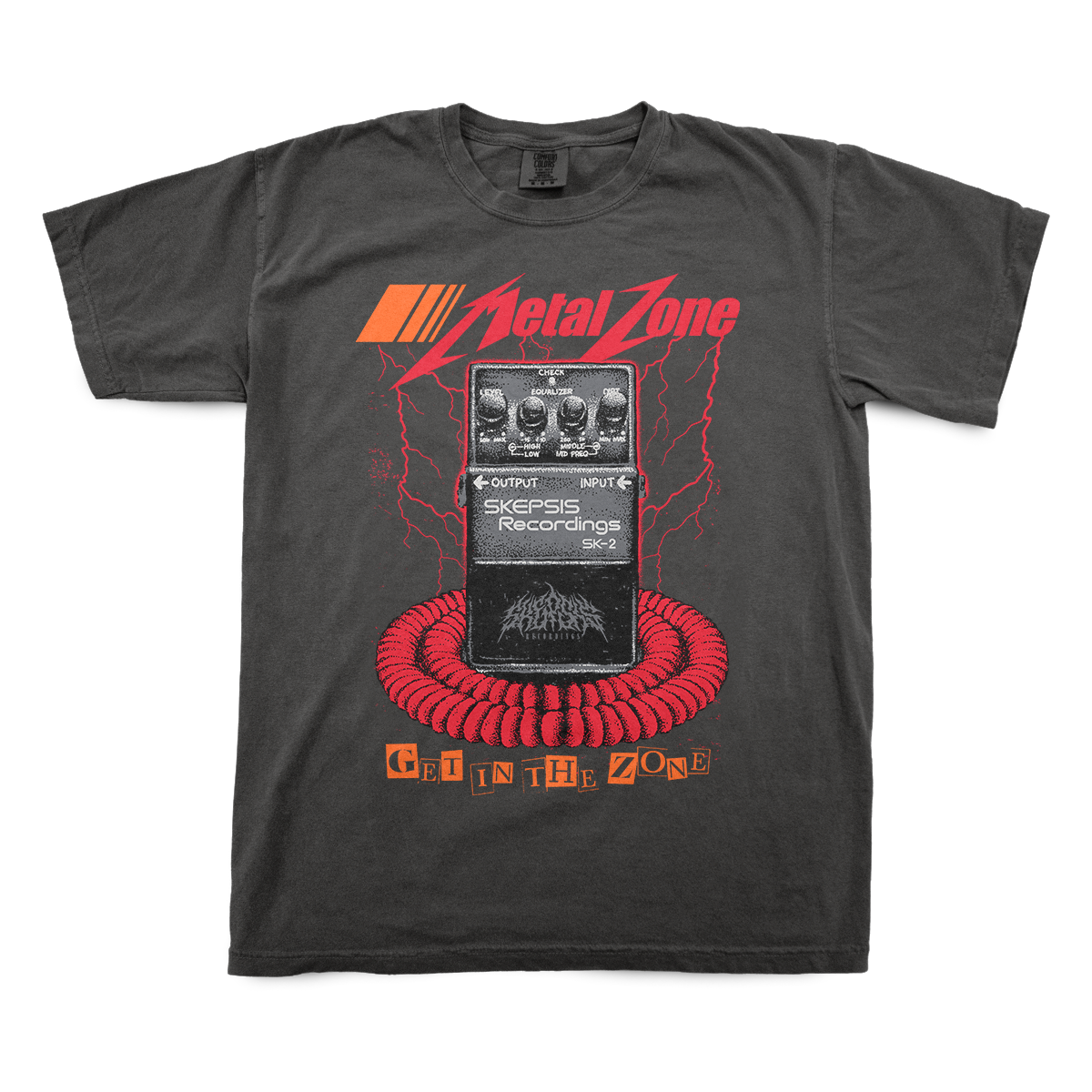 Skepsis Recordings "Zone" T-Shirt (Charcoal)