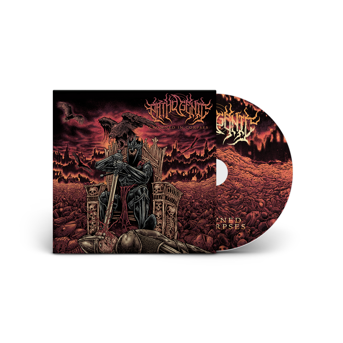 Pathogenic "Crowned In Corpses" Digipak CD